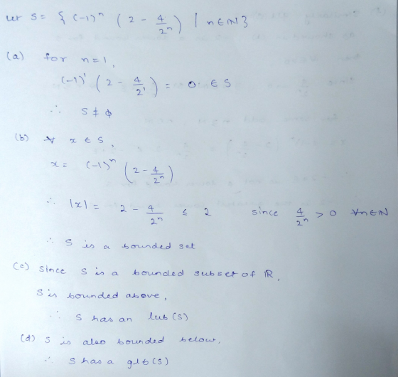 ur s c-1 (2-4 1nen3 20 Ca) tor (1) ( 2 4 ES 2. ES (1 2 2 2 - 4 since > o 2n 25 ounded set Cc) since sia boundedl 3ub setof R