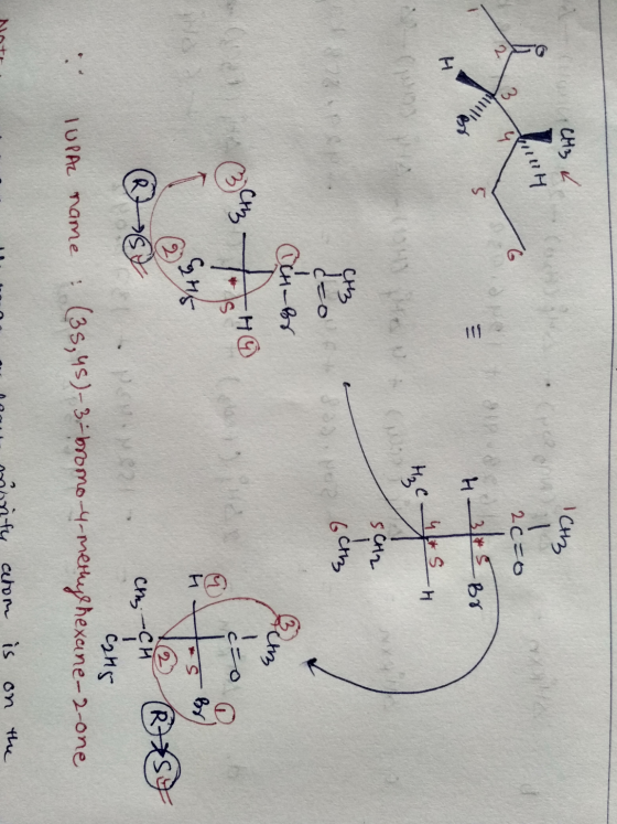 СР» CAR tetry 226 не 5 ун, -н SCH2 с GC о Bum Och bor че се, и — 5 — 7) ch, -с Все Cons IUPAL name: (35, 45)-3-bromo-4-methyl