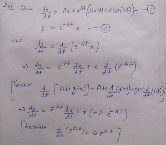 Ans Given de - Axt A2 (sin (8) + 2 C02(34) & - & - Now [***] * (tv) ***** (615Pemil +(096) A = [(x)66034) H ome ** ** (-A EA!