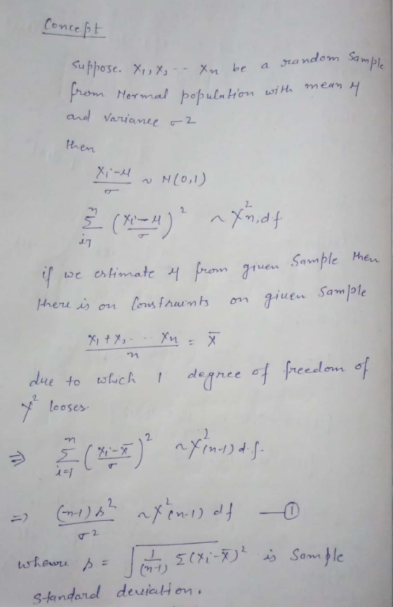 cente suppose· ose. XXXn be a random x,,x Ihen Xi-4 N(0,1) ~ へ ト,n ,a uen Sample hen 거 ed ooses n-1) S-tandard deuicli en.