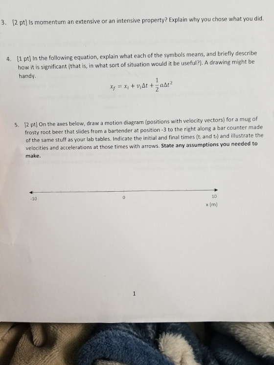 M An Extensive Or An Intensive Property Explain Why You Chose What You Did 4 1 HomeworkLib