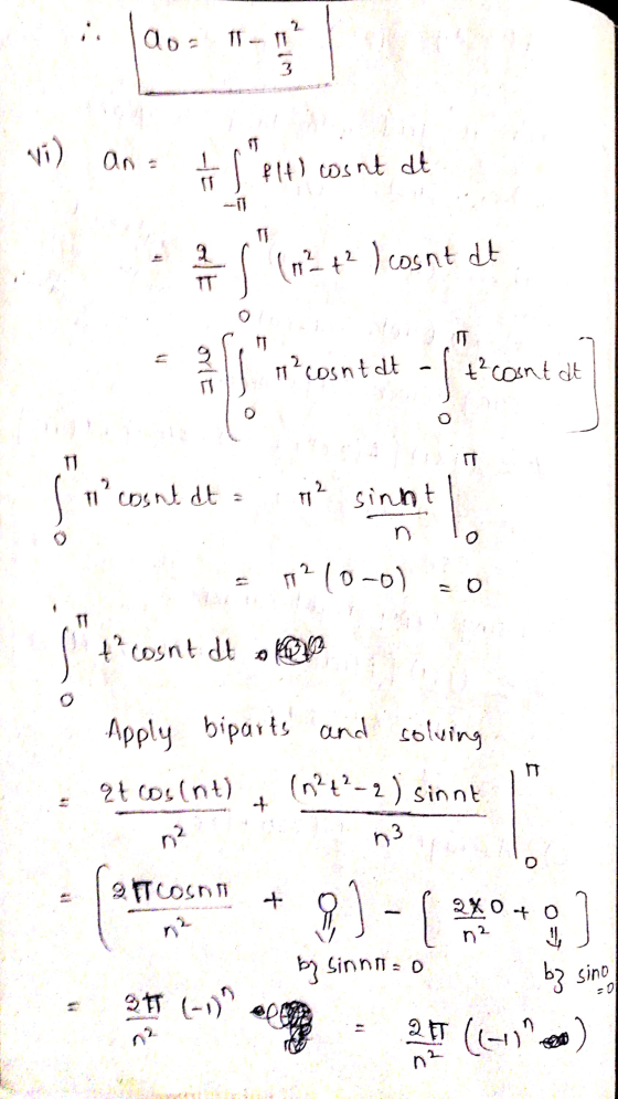 aos 1 HEIM 3 ) 17 an -- &ltl wont dt -U all (+2+² ) cosnt at 1² cosnt at - Joc ĪT t² contat TI 1² cosnt at 2 72 sinnt n 712 1