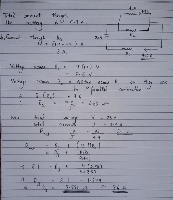 25 V (49-9A Pg 布 acroxi y() v are n baralal combination 3 Nae ułat total voltage current 4.9 A 4 -9 4.53 1549. 3.551 36 2