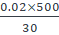 0.02x500 30