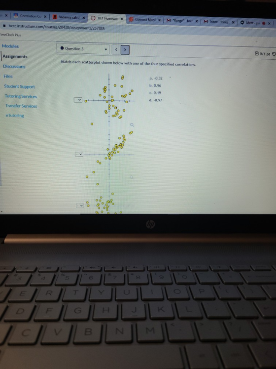 X A Correlation Cox R Variance calcul x 10.1 Homeworx Connect Maryl X M Range-brer XM Inbox -tringe X Meet-X bcccinstructure