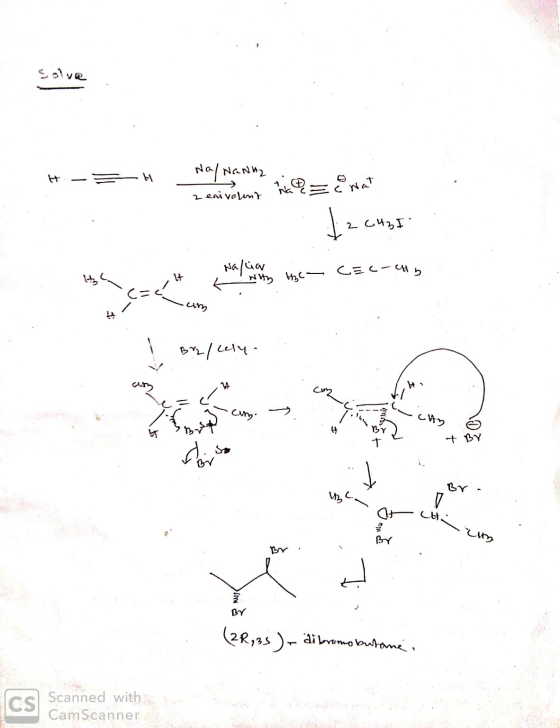Solve H 2 eai volung Na/Nanha hade & wat ta 2. Счъх“ Nafia С= c— Wь With H₂C C= cum 1 B2 Lely cum city HER BY T + By fors Br