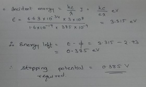 o ânci dent energt he he ev 663 x 163 x 3 K to3 3.315 ev 品 eneral lett: E-中: 3.315 -2.93 2ED red
