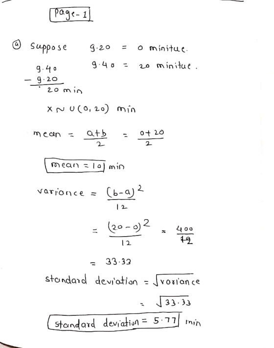 O suppose 9.20 mean - atb ot 20 2. 2 2 2. 33.33 standard devi ation -5.77 In