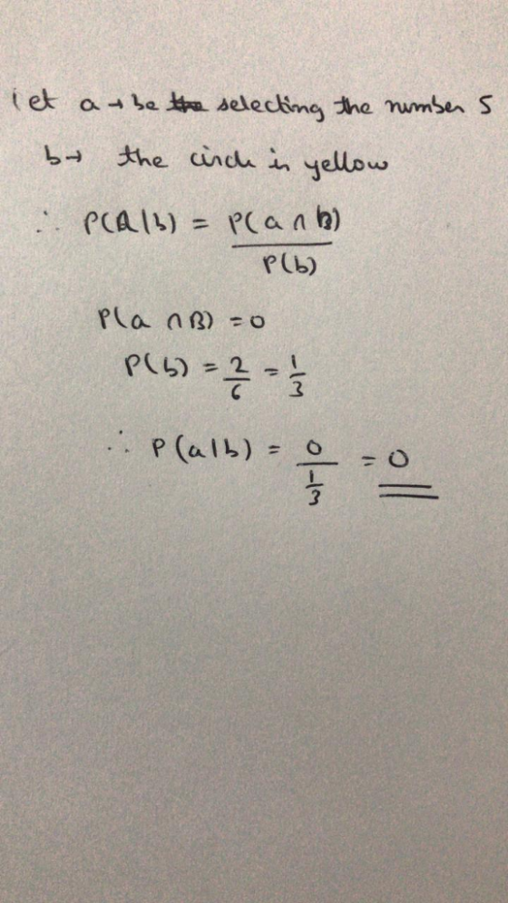 ら→ he ancladn yellow P(b)