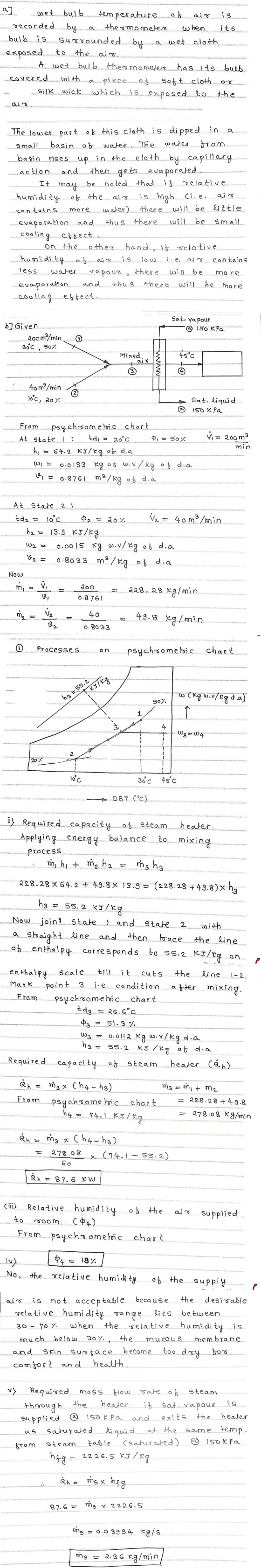 ajo a wet bulb temperature is is recorded by thermometer when its bulb is Surrounded by a wet cloth exposed to the air. A wet