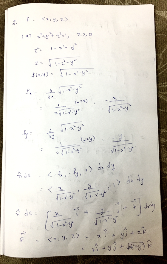 F <x, y, z) (a) x² + y + z =1, 27,0 1-x-y? z = Z- 51-2²-y- fray) = -xt-yl fx- da (-2x) 5-a²-4 251-2-y? a six-ye fy - y 251 -