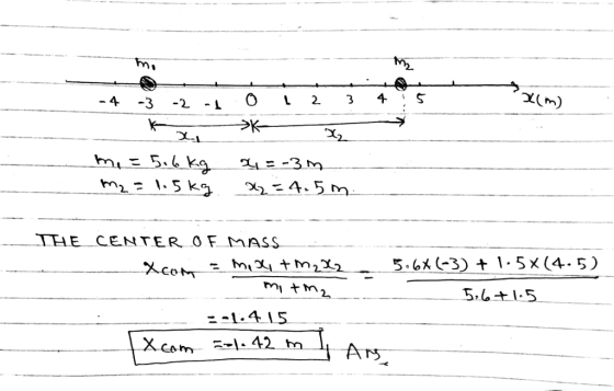 χ(M) -4 -3 -2 -1 O L2 3 4s ox 1-3 m 5 k 4-5m THE CENTER OF MASS 5.0+15