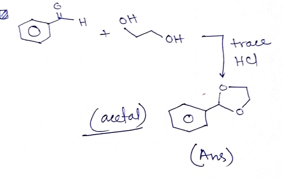 경 H 애 O 우 애 trace Hol (acetal O (Ans)
