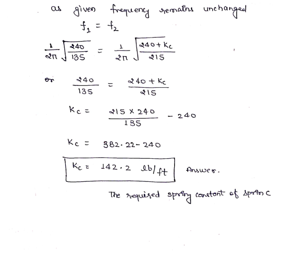 as given frequency remains unchanged F : +2 1 40 1 240tKC 는 이동 &n 135 n 15 Cm 440 240 + KC 는 135 IS kc = ?IS X 240 - 240 135