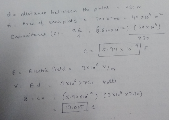 d: olis the plates 730m tance bet ween at each plate (c)- Area - 700n İran U (ss.quX10-9) 13.015 | С Q; cv C3x/oGX730)