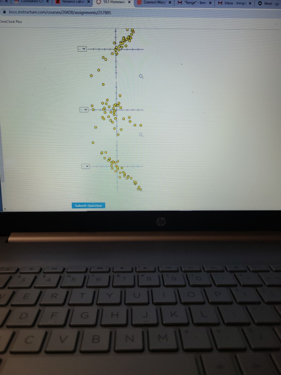 10 Correlation to X Vanance calcu X 10.1 Homewor X Connect Mary! X M Range-brer X MInbox - trinigiz X Meet - boccinstructure