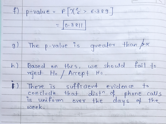 f) P-value p[xs > 61389] 10.8.8.11 Robot 9) The p-value is greater than pa a h) fail to Based on this, we should reject Ho /