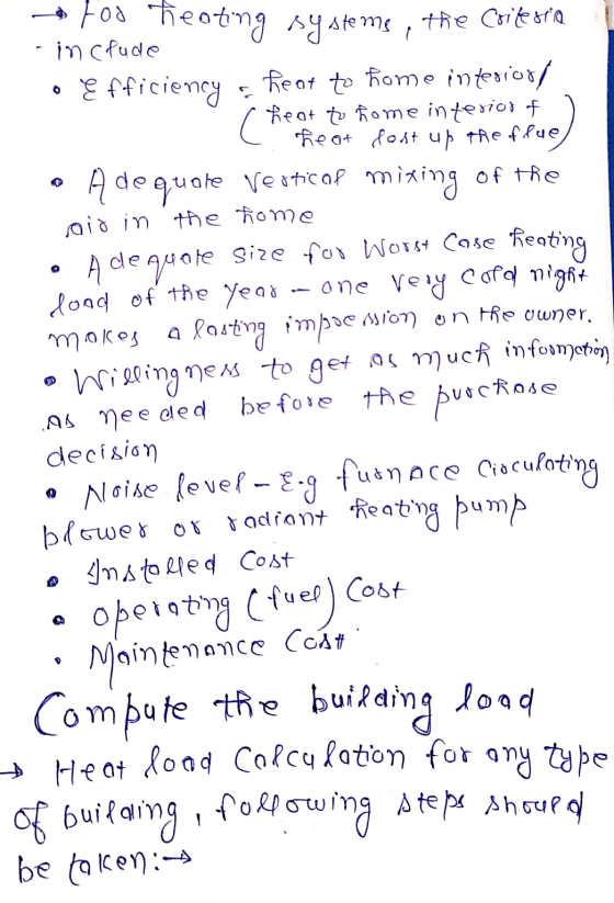 e For heating systems, the critesia -include Efficiency & heat to home interior/ (he heat to home interior of heat rost up th