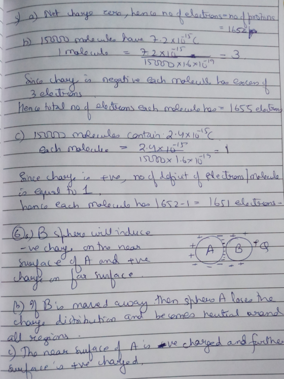 a)Net charyo tera han ta no delatons पी महणा 3 ০ maleula 72X1S Sata 3 elatrons Nena hstal no a negative vo each maleulh hao e
