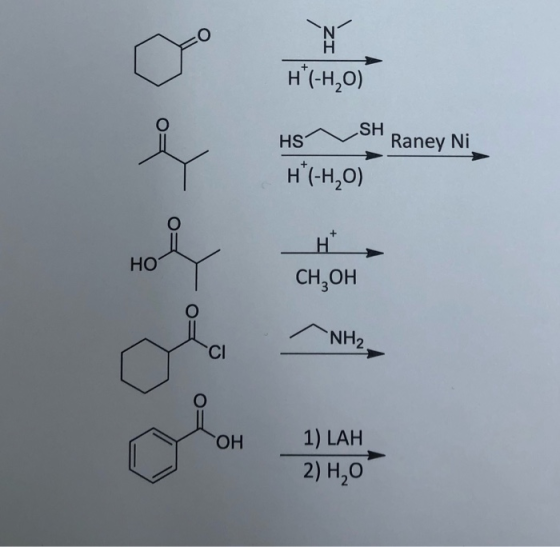 н-н,о) HS Raney Ni HS H-но) + Н Но CH2OH NH2 CI 1) LAH ОН 2) H,О ZI