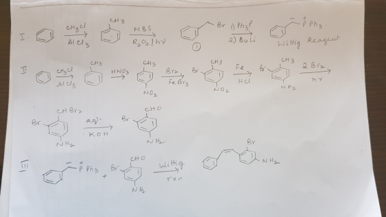 NBS ( HNO3 Brz 13 13 Hal NH2 NO 2 CHO CHBrz KOH NH ren