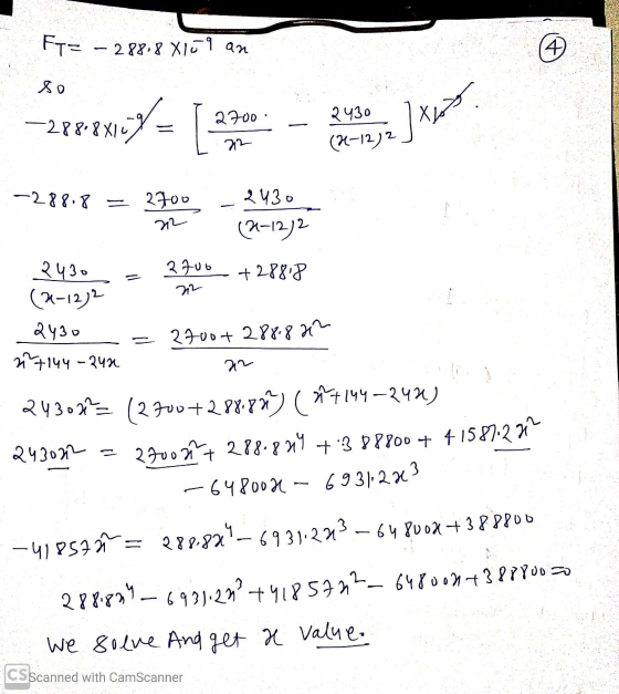 FI= - 288.8x15 AM 4 Ro 2700 -2 ११.१४॥ २५30 (1-12)2 - -288.8 2700 2430 (A-12)2 M- 2100 + 288 - २५30 (x-12) २५30 भ+५५ - २५४ 200