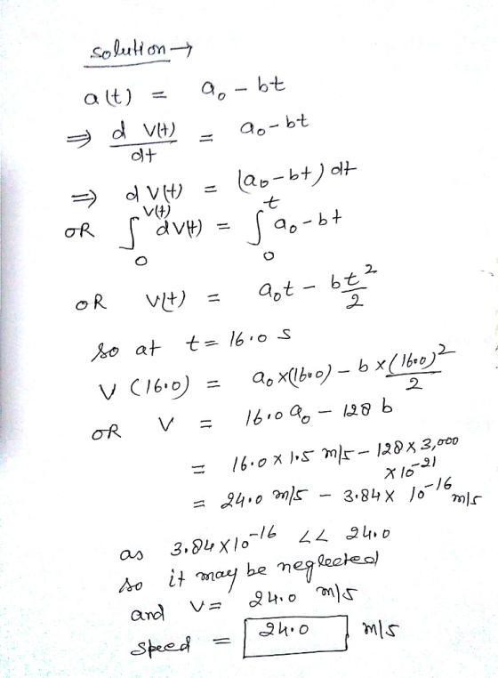 dナ V(t) 七 OR 2 A, at t=16.0s -외 -16 leeleo) Ao it may be 20 나 speed
