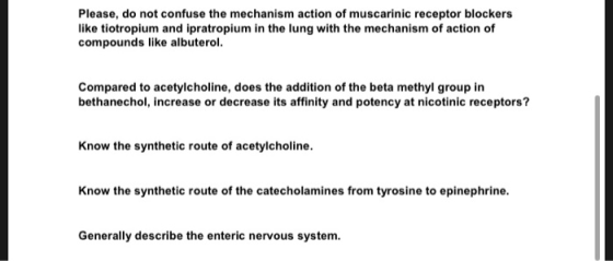 Please, do not confuse the mechanism action of muscarinic receptor blockers like tiotropium and ipratropium in the lung with