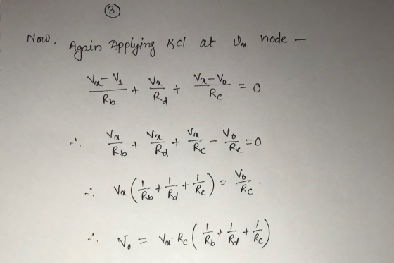 Now. Again Applying ke at de node - VO O KO .. No = vai hal )