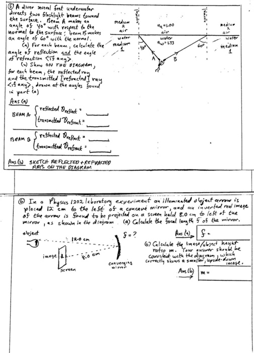med 2 M 200 air wsto water water mulia WWL33 Gove 1 Adwer several feet underwater Livects two Slashlight bean towerd the su