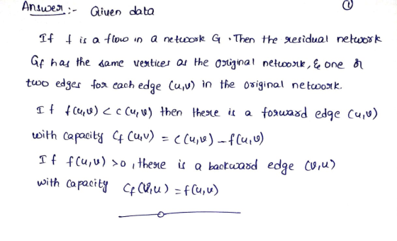Anlwoei;- Giuen dato Tf 4 a flvo in a netuosk G Then the sesidual nelosk Gf har the ame vextice ou the ozijnal neluoonk, ti o