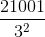 \frac{21001}{3^{2}}