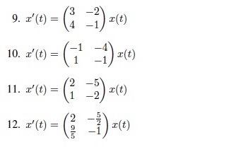 9. 7(t) = 3 4 ar(t) ) (4) () 10. I(t) 11. It) = 2. | z (t) 12. (t) = ( ) (1)
