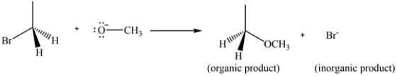 Br
* :0—CH, —
Br
осн. *
(organic product)
(inorganic product)
