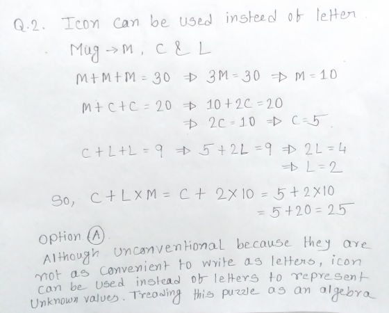 can be used instead of letters to represent not as convenient to write as letters, icon Q. 2. I con can be used insteed of le
