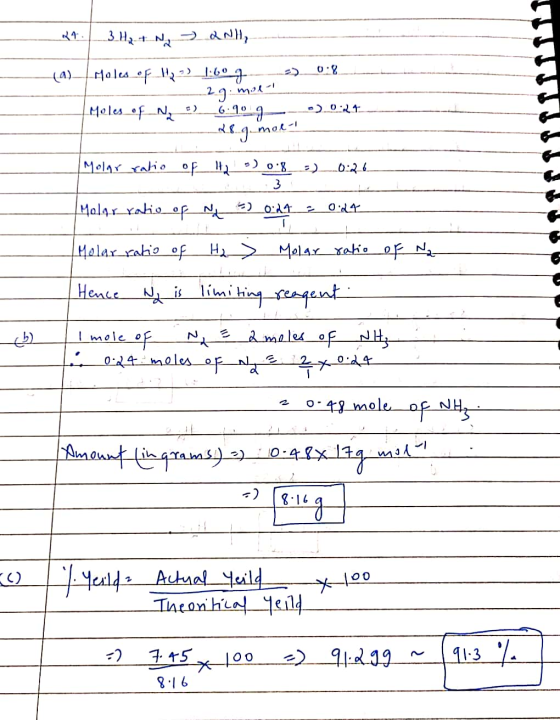3 На +Ng N}1 +ola ২ 1607-- {a). Meles of_N 690 gmat mok- o 3 Malar xahio op N Hj Melax xeho or N- Halar rahio of Hence N is l