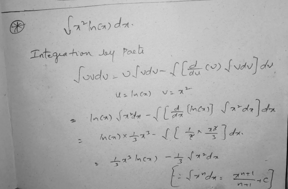 forhande Integration by Suudu- osudo-fauco) Ludu] du Pacto U=Inca) v=x². dr. Inca) Sarde- f[a (mCxs] Sur del de Incmx - 3x² -