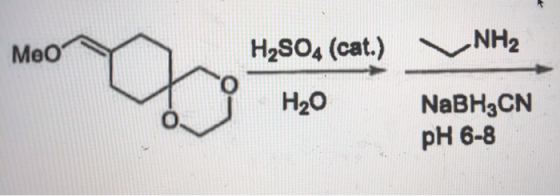Me01 -NH₂ H2SO4 (cat.) H20 NaBHGCN pH 6-8