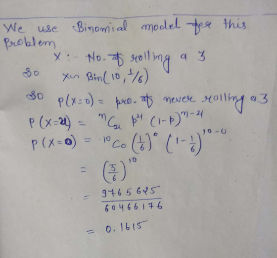 We use Binomial mooleltex thiu pxobl em 3