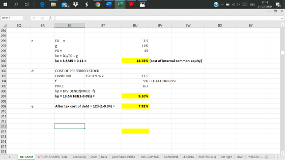 11:14 W @v ra 1x 3 ENG 21-03-202023 7 X : x fix BQ BR BS BT BU BV B W BX L BY BS313 2 294 295 296 D1 = 297 3.5 11% 45 PO = ke