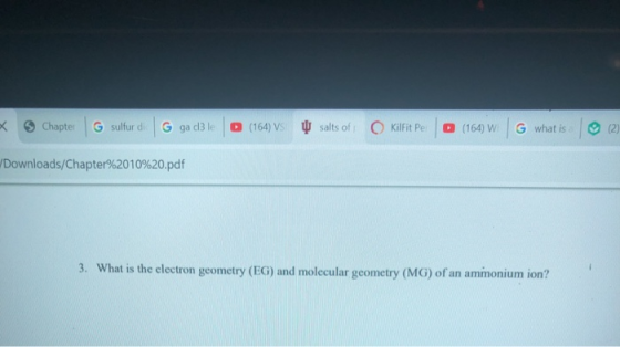 * Chapter G sulfur di G ga d3le (164) vs salts of KilFit Pe (164) W G what is (2) Downloads/Chapter%2010%20.pdf 3. What is th