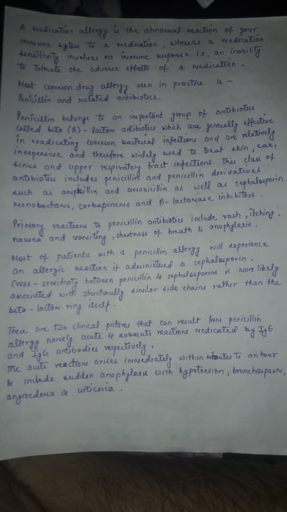 ng inuttvu no tru mune kupons e ie, an inabili at CONuon drug alle Peniitiin and rny seen in practre l- ed antibiotic in eradinatinNen badTeiap infeilions and are pentrue. and theufore idely ed ts beat kin,a inus ouu ineludes penicilí and pen iulindriuotuveA Auch au anupkillin and auoxiúilin as we au cophalexporin a, carbapenens and B- lactanta e. inh bibx Pina mactiens peniullin antbitics inlude rauh , thing and vonui tiny , shtnath 4 onepylaxia n Na Nait ot paßents sith a penilin allera ill perience an altergie aaten it adwinidancephalauporin aeoutid with shucturelly sinilar side chains rather than the Thes ore 1se clinical pidurer that can vezult fonu peniuillih naneaedret repectiveud·readioru vedrulid bd\ nchas pas