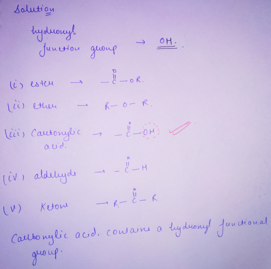 Saution byduany! Junesiou guonp OH oR. Liai Cautonyle aud (iv aldelyeds Kuow dy duany Juu thoual Calbo nylic acid. couan a go