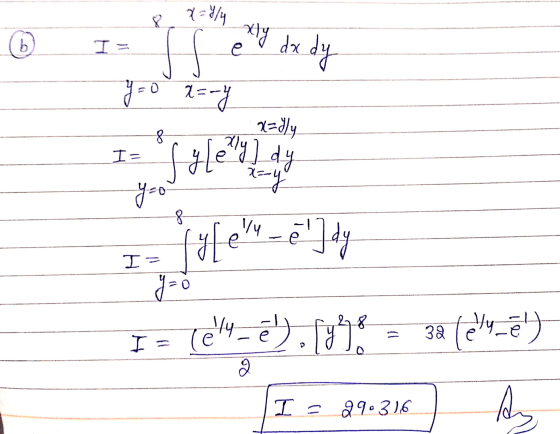 8 x=8/4 mely dx dy b 노 y=0 x=-y x=9/4 8 8 V/4 I=Jyle on_dy x=y y=0 e] dy y=0 (e44-ë), foto e life I= 38 (e14_2) I = 2 I= 2