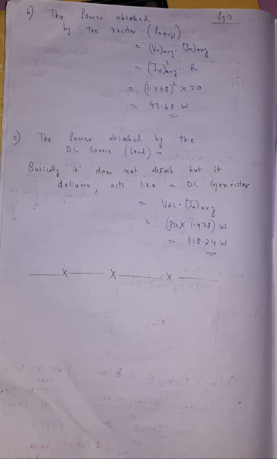 6) The by Power the absorbed Pg. 3 venster (Po up) (V. Daug. To lang R (1.478)x 20 93.68 W by the The Power absorbed Source (