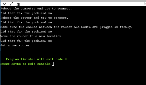 in Reboot the computer and try to connect. Did that fix the problem? no Reboot the router and try to connect. Did that fix th