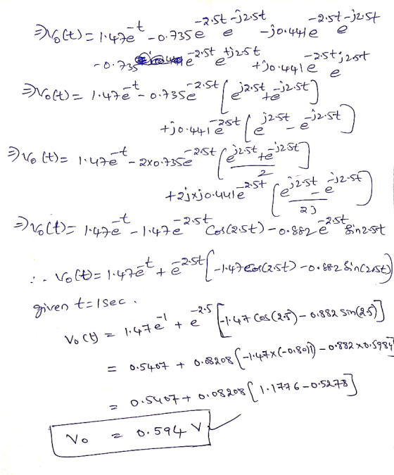 = D E) = 1.47 L -ast-ja-st -2.5t-2.st -0.735e e -20.44e e (t) -2.5tr 4e - 2x0735e -0.7, Bemutate 25t250.walestijest NOCt = 1: