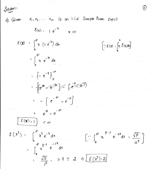 Xi,X2- - Xn is an d Sample Exp) 20 0o op