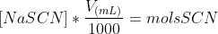 1000 = molsSCN