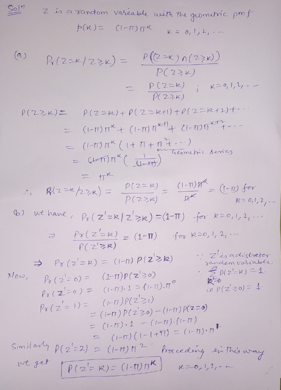 SolV (a PC22 K) b) we have P3 (Zi-RIZ,冰)r(1-T) r .fn R-o,,, 21 (I-n ) P(220)-(1-Π ) p(2-0) ne get